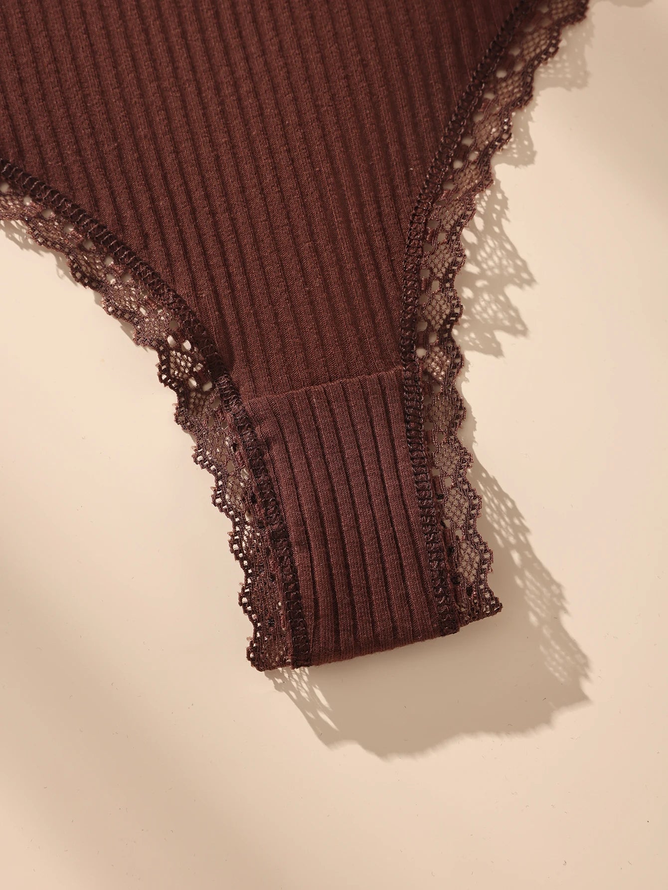 Lot 7 Strings Dentelle Coton