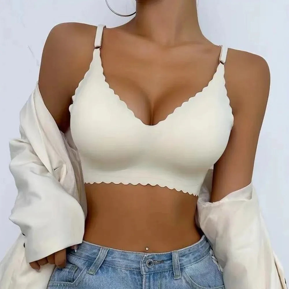Soutien-Gorge Soie Glacée Sans Fil
